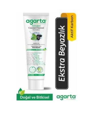 Agarta Doğal Aktif Karbonlu Diş Macunu 100 ML
