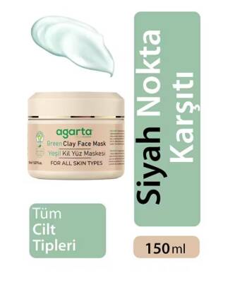 Agarta Doğal Yeşil Kil Yüz Maskesi 150 ML