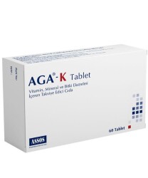 Assos AGA-K 60 Tablet - Assos İlaç | EvdekiEczanem
