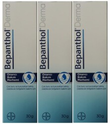 En uygun fiyatlarla Bepanthol Derma Onarıcı Bakım Merhemi 30 Gr x 3 Adet