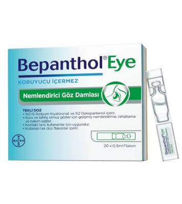 Bepanthol Eye Göz Damlası 0,5 ml 20 Flakon