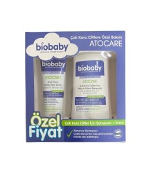 Biobaby Kuru ve Çok Kuru Ciltler İçin Şampuan ve Krem Seti