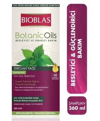 Bioblas Botanic Oils Isırgan Yağlı Saç Dökülmesine Karşı Şampuan 360 ml
