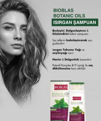 Bioblas Botanic Oils Isırgan Yağlı Saç Dökülmesine Karşı Şampuan 360 ml