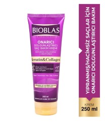 Bioblas Collagen & Keratin Onarıcı Dolgunlaştırıcı Saç Kremi 250 ml