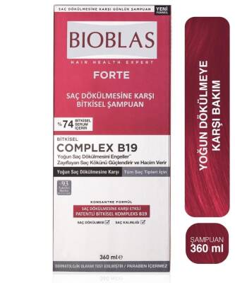 Bioblas Forte Saç Dökülmelerine Karşı Şampuan 360 ml