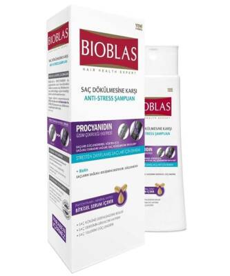 Bioblas Procyanidin Saç Dökülmesine Karşı Anti Stress Şampuan 360 ML