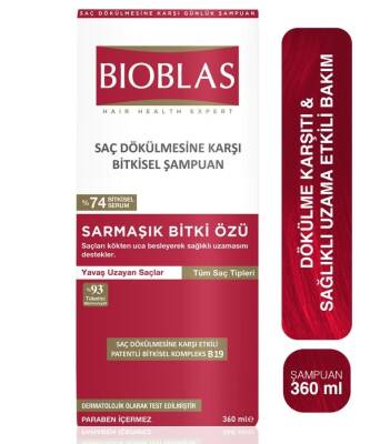 Bioblas Saç Dökülmesine Karşı Bitkisel Şampuan Sarmaşık Bitki Özü 360ml
