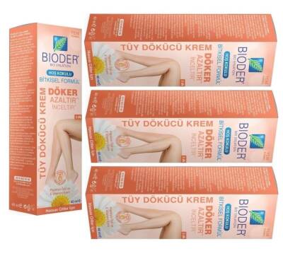 Bioder Tüy Dökücü Krem Hassas Cilt 40 ML 4 Adet