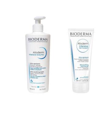 Bioderma Atoderm Intensive Balm 500 ML- Bioderma Atoderm Intensive Foaming 200 ML Hediye