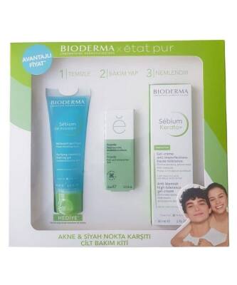 Bioderma-Etat Pur Akne ve Siyah Nokta Karşıtı Cilt Bakım Seti