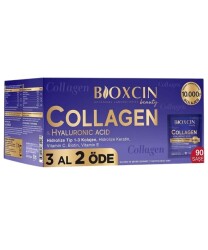 En uygun fiyatlarla Bioxcin Beauty Collagen Hyaluronic Acid 30 Saşe 3 Al 2 Öde