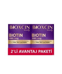 Bioxcin Biotin 5000 Mcg 30 Tablet 2'li Avantaj Paketi - Bioxcin