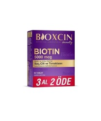 En uygun fiyatlarla Bioxcin Biotin 5000 Mcg 90 Tablet