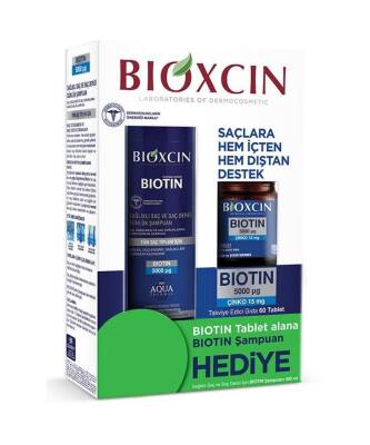 Bioxcin Biotin 5000 mg 60 Tablet + Biotin Şampuan 300 ml