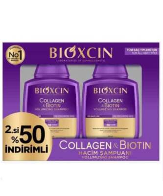 Bioxcin Collagen Biotin Hacim Şampuanı 300 ML 2.si %50 İndirimli