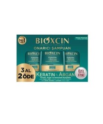 Bioxcin Keratin ve Argan Onarıcı Şampuan 300 ML - 3 Al 2 Öde - Bioxcin