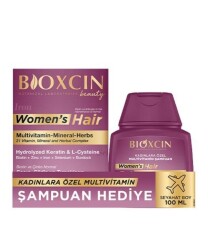En uygun fiyatlarla Bioxcin Women Hair 30 Tablet - 100 ML Şampuan Hediyeli