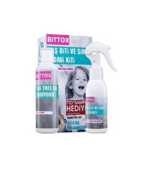 Bittox Bit Spreyi 100 ML + TTO Şampuan 150 ml + Metal Tarak Hediyeli