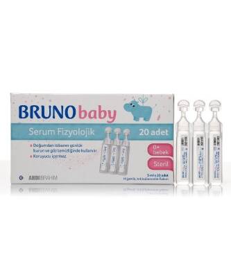 Bruno Baby Serum Fizyolojik 5 ML x 20 Flakon - 1