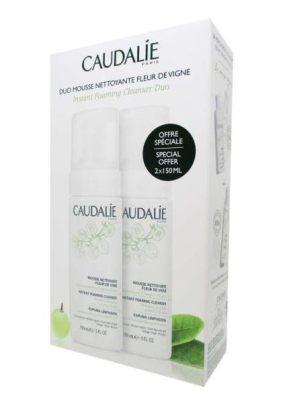 Caudalie İnstant Foaming Cleanser - Temizleme Köpüğü Ve Makyaj Temizleme Yaği 2 X 150 ML