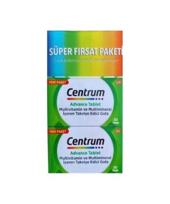 Centrum Advance 30 Tablet 2'li Süper Fırsat Paketi