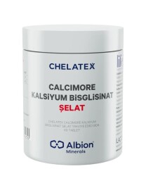 En uygun fiyatlarla Chelatex Calcimore Kalsiyum Bisglisinat Şelat 60 Tablet