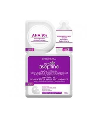 Cire Aseptine Peeling Etkili Nemlendirici Aydınlatıcı Maske Kiti