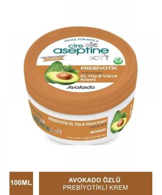 Cire Aseptine Soft Avokado Özlü Prebiyotik Krem 100 ML