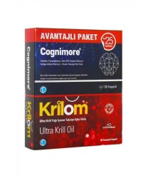 En uygun fiyatlarla Cognimore 30 Kapsül + Krilom Ultra Krill Oil 30 Kapsül - Avantajlı Paket
