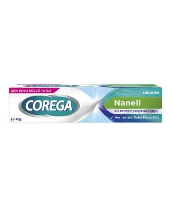 Corega Diş Protezi Yapıştırıcı Krem Naneli 40 Gr