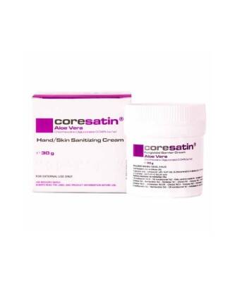Coresatin Aloe Vera Hand Skin Sanitizing Cream Mor 30 Gr