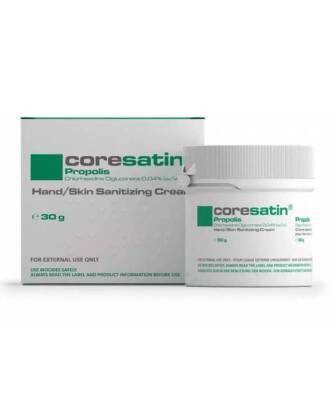 Coresatin Propolis Hand Skin Sanitizing Cream Yeşil 30 Gr