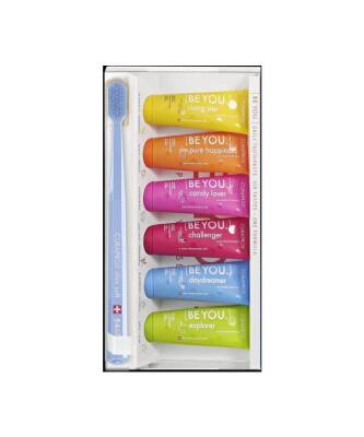 Curaprox Be You Beyazlatıcı 10 ML 6'lı Karma Set+5460 Mavi Diş Fırçası