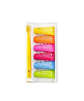 Curaprox Be You Beyazlatıcı 10 ML 6'lı Karma Set+5460 Sarı Diş Fırçası