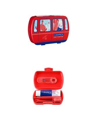 Curaprox Çocuk Seyahat Seti Kırmızı