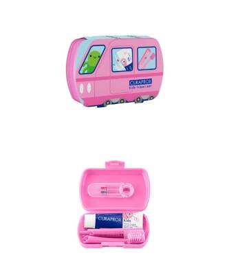 Curaprox Çocuk Seyahat Seti Pembe