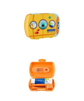 Curaprox Çocuk Seyahat Seti Turuncu