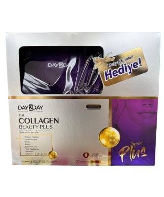 Day2Day The Collagen Beauty Plus Mango Aromalı 30 Tüp X 40 ML Makyaj Çantası Hediyeli