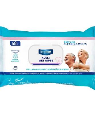 Deep Fresh Vücut Temizleme Havlusu 48'li