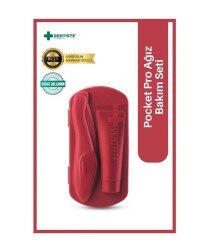 En uygun fiyatlarla Dentiste Pocket Pro Ağız Bakım Seyahat Seti Kırmızı