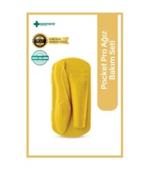 Dentiste Pocket Pro Ağız Bakım Seyahat Seti Sarı