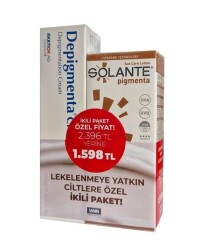 En uygun fiyatlarla Depigmenta 40 ml Krem + Solante Pigmenta 50 ml Avantajlı Paket