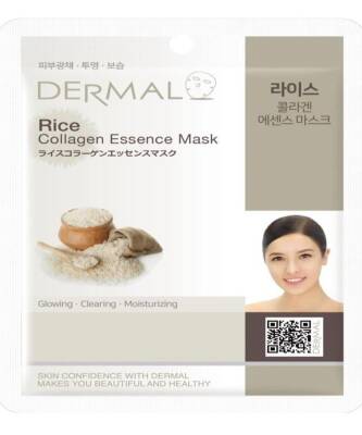 Dermal Pirinç Özlü Kolajen Maskesi 23 Gr