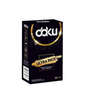 Doku Ultra İnce Prezervatif 12'li