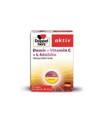Doppelherz Demir + Vitamin C + L-Histidin 30 Tablet