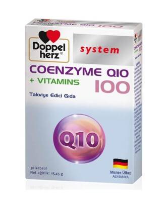 Doppelherz Coenzyme Q10 + Vitamins 100 mg 30 Kapsül - 1