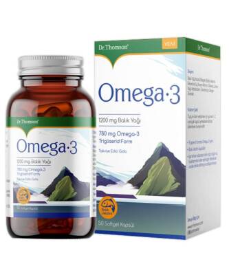 Dr. Thomson Omega 3 1200 Mg Balık Yağı 50 Kapsül - 1