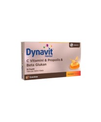 Dynavit Herbal C Vitamini - Propolis ve Beta Glukan İçerikli Pastil 16 Adet