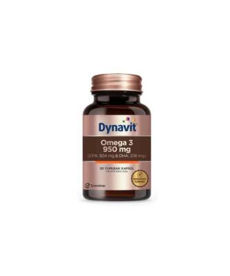 Dynavit Omega 3 950 mg 30 Kapsül - 1